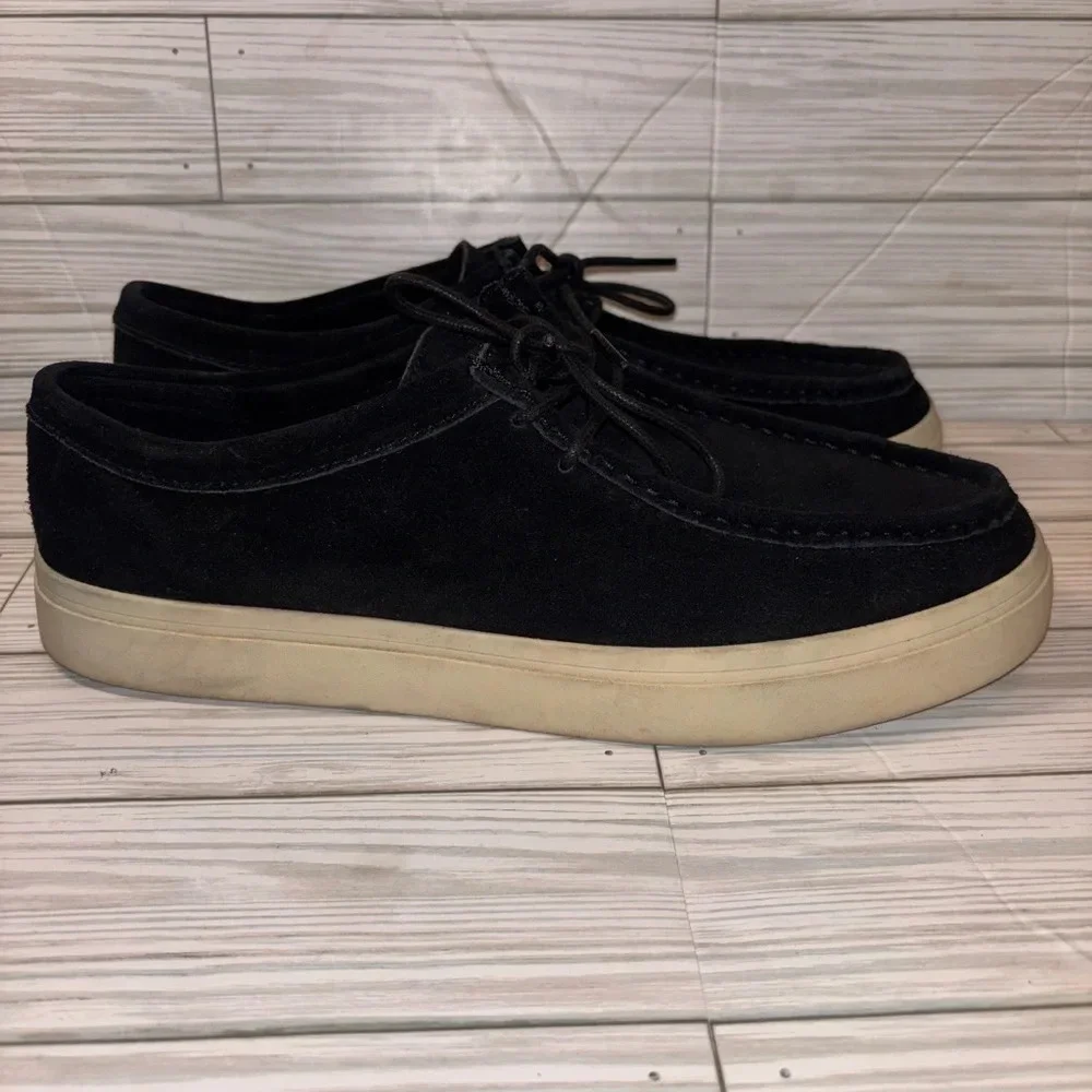 Zara suede moc toe split shoes